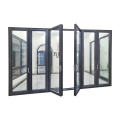 WANJIA aluminum frame soundproof bi folding door